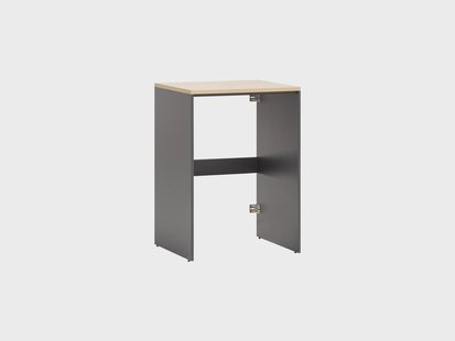 Schildmeyer Wasmachinekast Solea (Individueel, Antraciet)