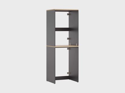 Schildmeyer Wasmachinekast Solea (2-delige set, Antraciet)