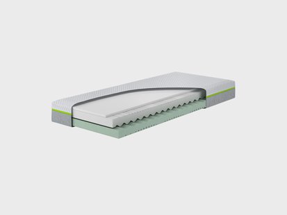 HN8 SCHLAFSYSTEME Visco-matras Cozy Sleep met 7-zones comfortschuim (Medium (H2), 160 x 200 cm)