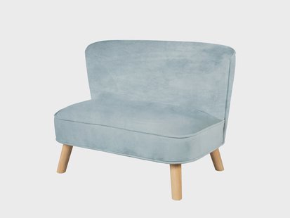 roba 2-zits bank voor kinderen (Scandinavische stijl, Lichtblauw)