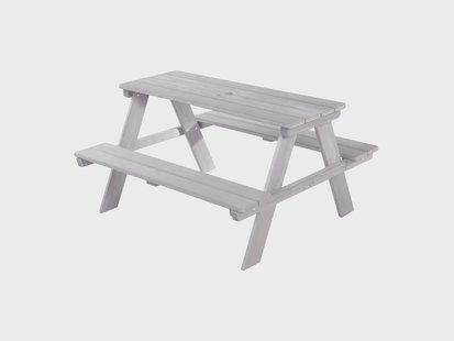 roba Kinder picknicktafel (Zonder speelbakken, Grijs)