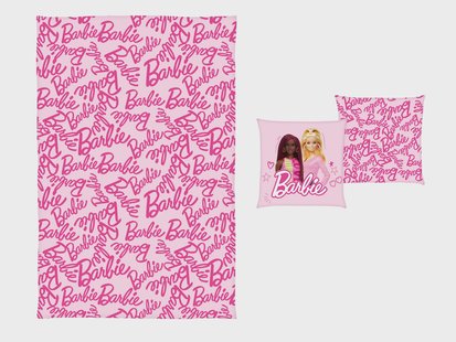 Kuschelset Barbie, 100 x 150 cm (Lila)