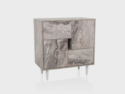 hjh LIVING Dressoir Lykkja (wit/marmer)