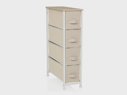 hjh LIVING Kast Foldress (4 vakken, Beige)