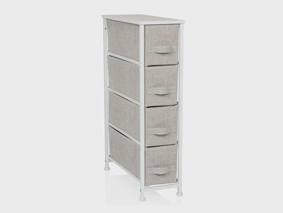 hjh LIVING Kast Foldress (4 vakken, Grijs)