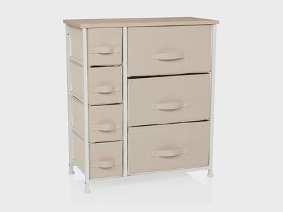 hjh LIVING Kast Foldress (7 vakken, Beige)