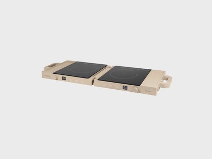 Tognana Draagbare dubbele kookplaat Iridea (Beige)