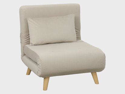 HOMCOM Slaapstoel (Breedte 72 cm, Beige)