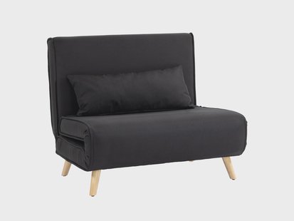 HOMCOM Slaapstoel (Breedte 94 cm, Antraciet)