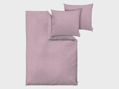 S.OLIVER Mako satijnen dekbedovertrek 200 x 200 cm (Roze)