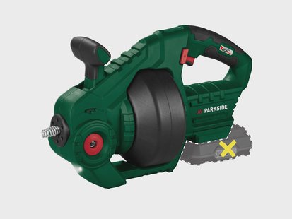 PARKSIDE Accu-gootsteenontstopper 20 V, zonder accu en lader