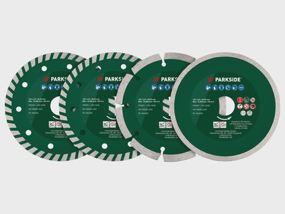 PARKSIDE Slijpschijven 125 mm (Diamantslijpschijvenset)