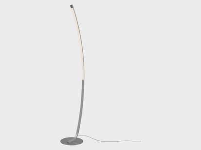 LIVARNO LED-vloerlamp, 1200 lm. (Boog nikkel mat)