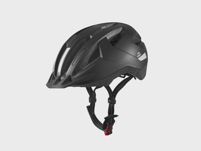 CRIVIT Fietshelm met achterlicht (Zwart, S/M)