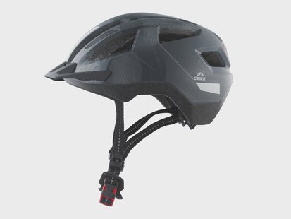 CRIVIT Kinder fietshelm met achterlicht (Grijs)