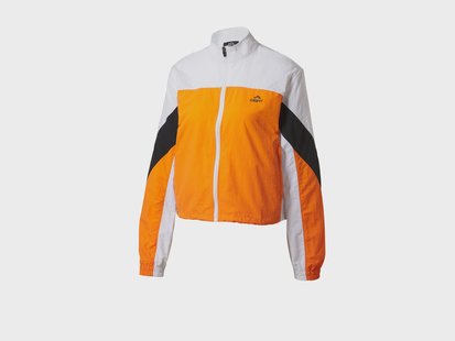 CRIVIT Dames trainingsjack (Wit/oranje, M (40/42))