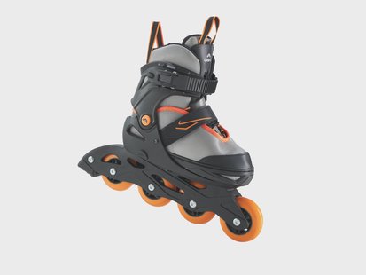 CRIVIT Kinder skeelers (donkergrijs/oranje, 33-37)
