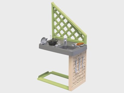 SMOBY Speelhuis accessoire buitenkeuken