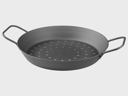 GRILLMEISTER IJzeren BBQ-pan (Ø28 cm met gaten)