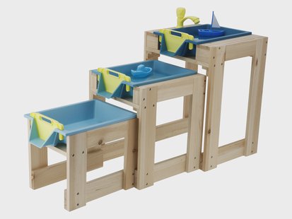 LUPILU Houten watertafel set