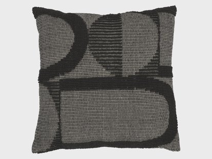 LIVARNO Sierkussen 45 x 45 cm (Geometrisch/antraciet)