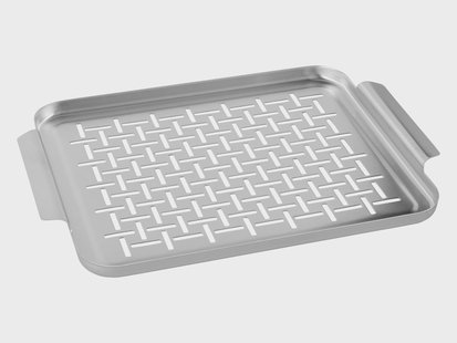 GRILLMEISTER RVS grillplaat (grillplaat groot)