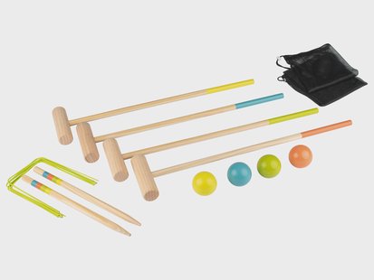 LUPILU Houten motoriekspellen (Croquetset)