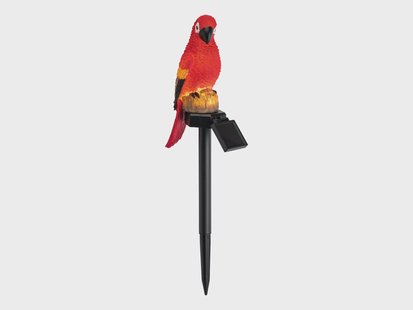 LIVARNO Decoratieve tuinlamp op zonne-energie (Papegaai/rood)