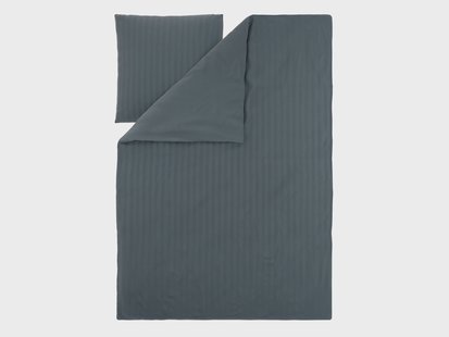 LIVARNO Bamboe dekbedovertrek 140 x 200 cm (Blauw)