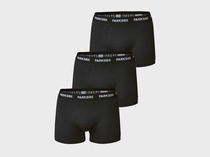 PARKSIDE Set van 3 heren boxers (Zwart, S)