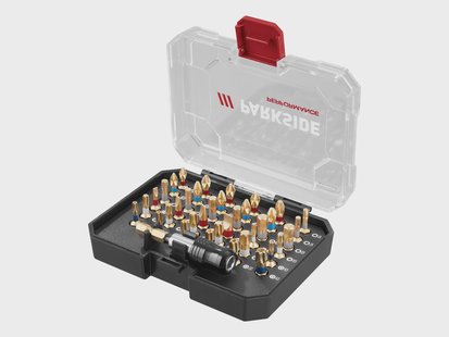 PARKSIDE PERFORMANCE Bitset of bit- en dopsleutelset (torsiebitset, 37 stuks)