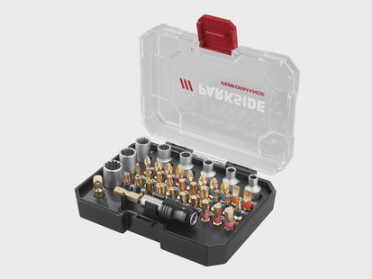 PARKSIDE PERFORMANCE Bitset Torsion / Bit- en dopsleutelset Torsion PBSP 2 D4 (Torsiebits/doppen, 40 stuks)