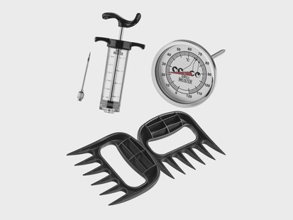 GRILLMEISTER Hamburgerset of pulled pork set (starterspakket pulled pork)
