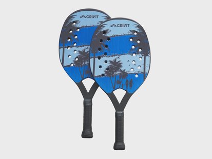 CRIVIT Beach tennisset (Blauw)