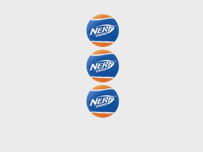 Nerf Dog Tennisbal werper of tennisballen (Tennisballen, pak van 3)