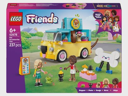 LEGO FRIENDS 42678 Bestelwagen met dierenaccessoires