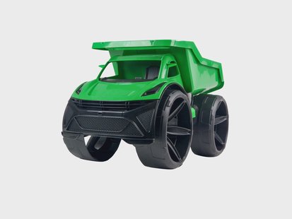 WADER Maximus kiepwagen of bulldozer (Kiepwagen groen)