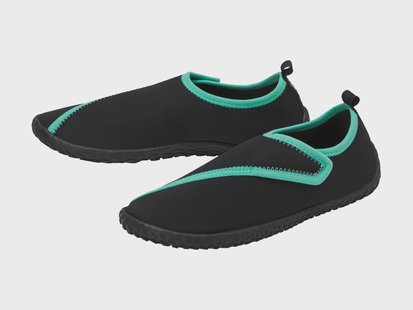 CRIVIT Dames waterschoenen (Zwart/groen, 37)