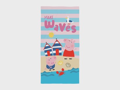 Strandlaken Bluey of Peppa Pig 140 x 70 cm (Peppa Pig)