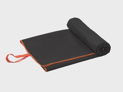 CRIVIT Microvezel handdoek 130 x 80 cm (Zwart)