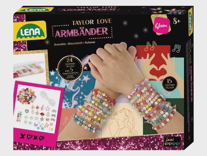 LENA Maak je eigen armbanden, haarbanden of scrunchies set (Taylor Love armbanden)