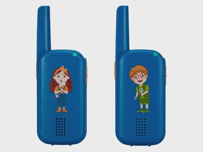 BRESSER Junior walkie talkies - set van 2 (Blauw)