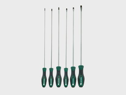 PARKSIDE Schroevendraaierset - magnetisch met antislip (Schroevendraaierset lang 6-delig)