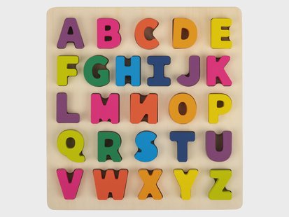 LUPILU Houten puzzel (ABC-puzzel)