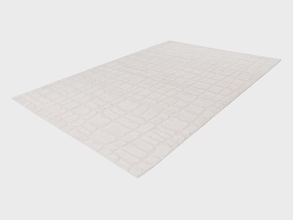 KAYOOM Vloerkleed Angel - zacht laagpolig (125, Taupe, 80 x 150 cm)