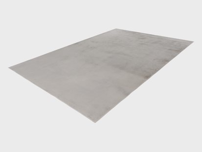 KAYOOM Vloerkleed Surfacer - laagpolig & moderne glans (225, Zilver, 80 x 150 cm)