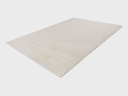 KAYOOM Vloerkleed Emotion - hoogpolig & extra zacht (525, Wit, 60 x 110 cm)