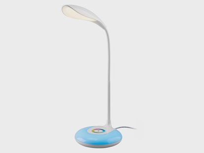 LIVARNO LED-tafellamp met RGB-verlichting en touchbediening (wit)