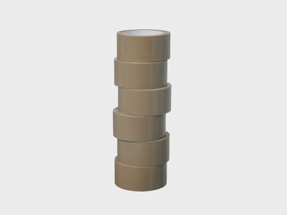 PARKSIDE Verpakkingstape, 6 rollen (Bruin)
