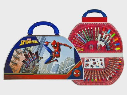UNDERCOVER Tekenkoffer, 51-delig (Spiderman)